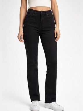 Lucky brand black jeans America too tough to die label